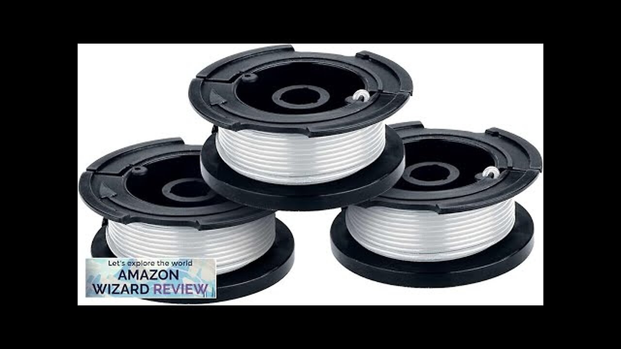 BLACK+DECKER Weed Eater String Trimmer Line 3-Pack 30-Feet of Replacement Spool Review