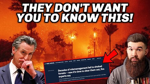California doesn't want to have THIS conversation about wildfires... Reaction!