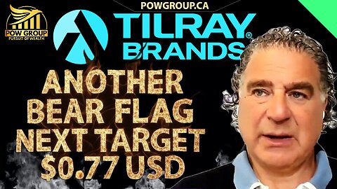 Tilray Brands: Another Bear Flag Targeting $0.77USD, TLRY Stock Analysis