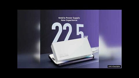 MOVESPEED E20 22.5W 20000mAh Power Bank External Battery Power Supply with 2 Review