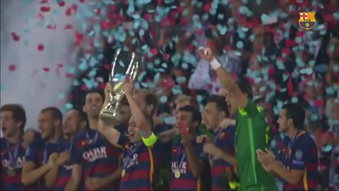 FC BARCELONA VS SEVILLA FC FINAL SUPERCUP EUROPE 2015