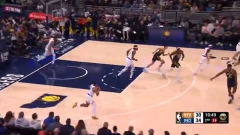The Knicks defeated the Pacers, 128-115 tonight in Indiana.