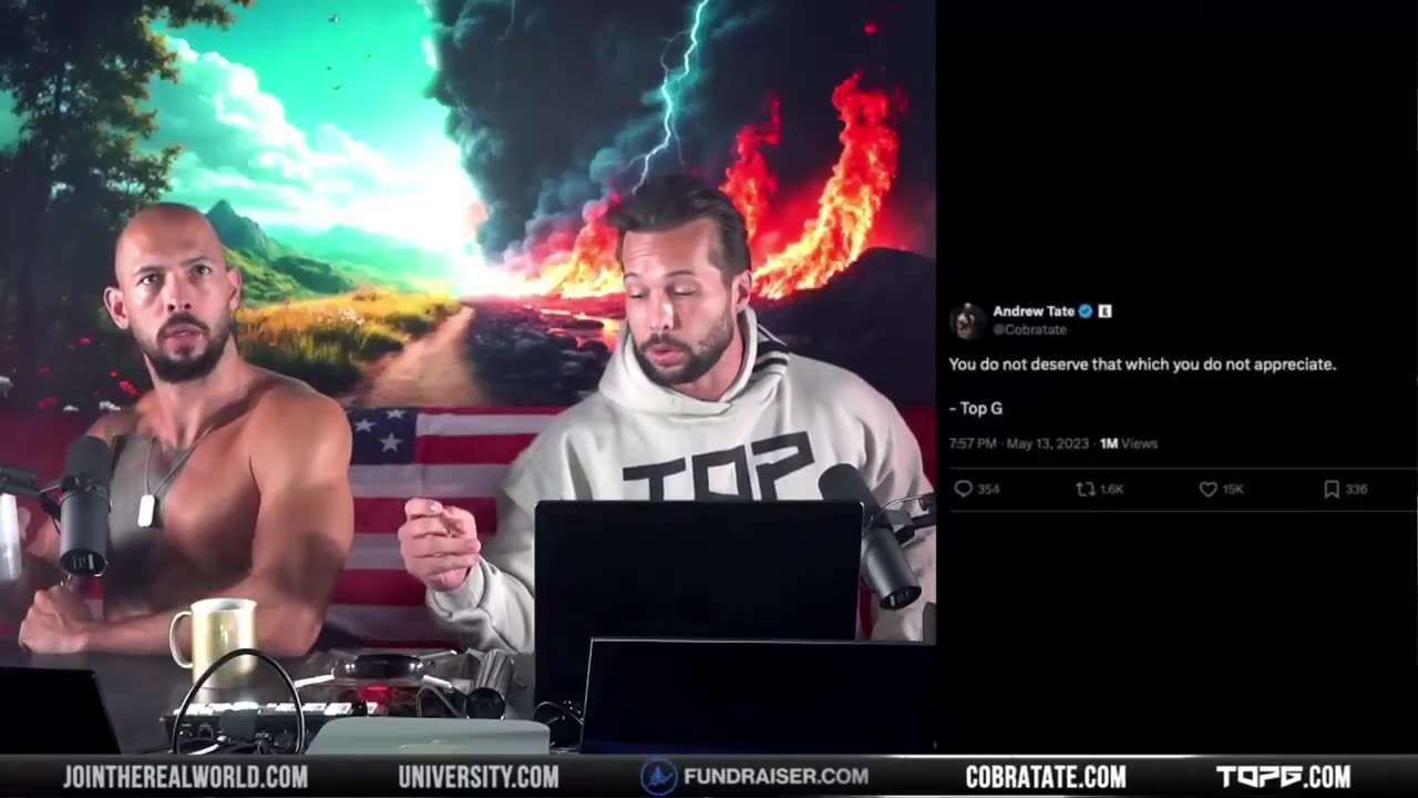 Embattled Tate Brothers Praise Scott Presler and Reveal $10,000 Donation