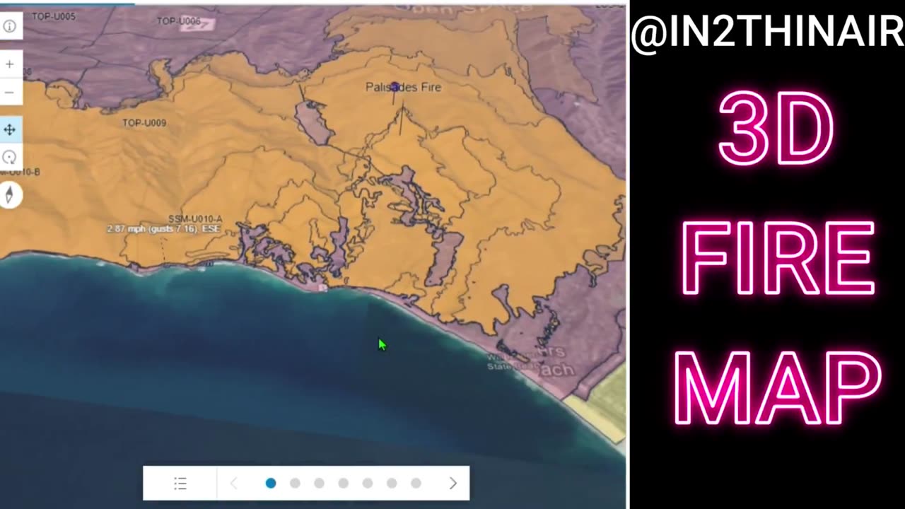 1/11: 3D Map shows UNPRECEDENTED Fire Damage in SoCal-thousands of structures gone, looks like nuked