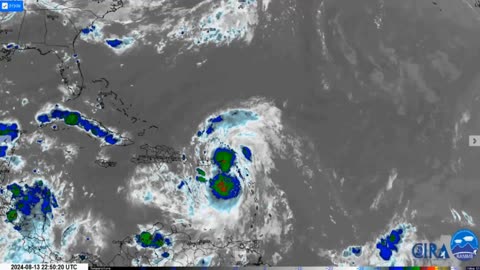 Miran Rubin - Hurricane Ernesto 12.08.2024 - 20.08.2024 / RAMMB CIRA GEOS16 - IR 4km