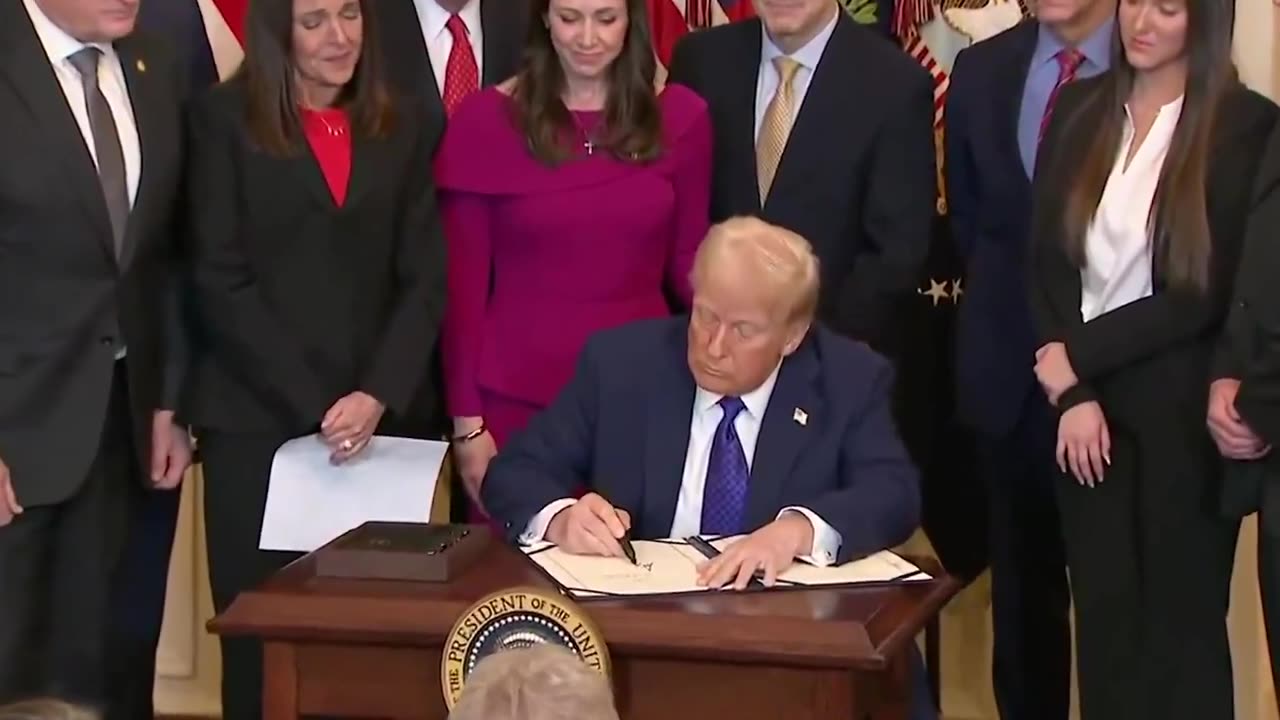 BREAKING: President Trump just signed the Laken Riley Act into law.