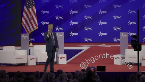 Reform UK Leader Nigel Farage Speaks at CPAC 2025