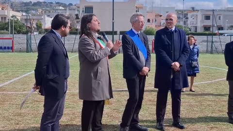 Bacoli (NA) - L'inaugurazione del nuovo campo di Cuma (24.02.25)