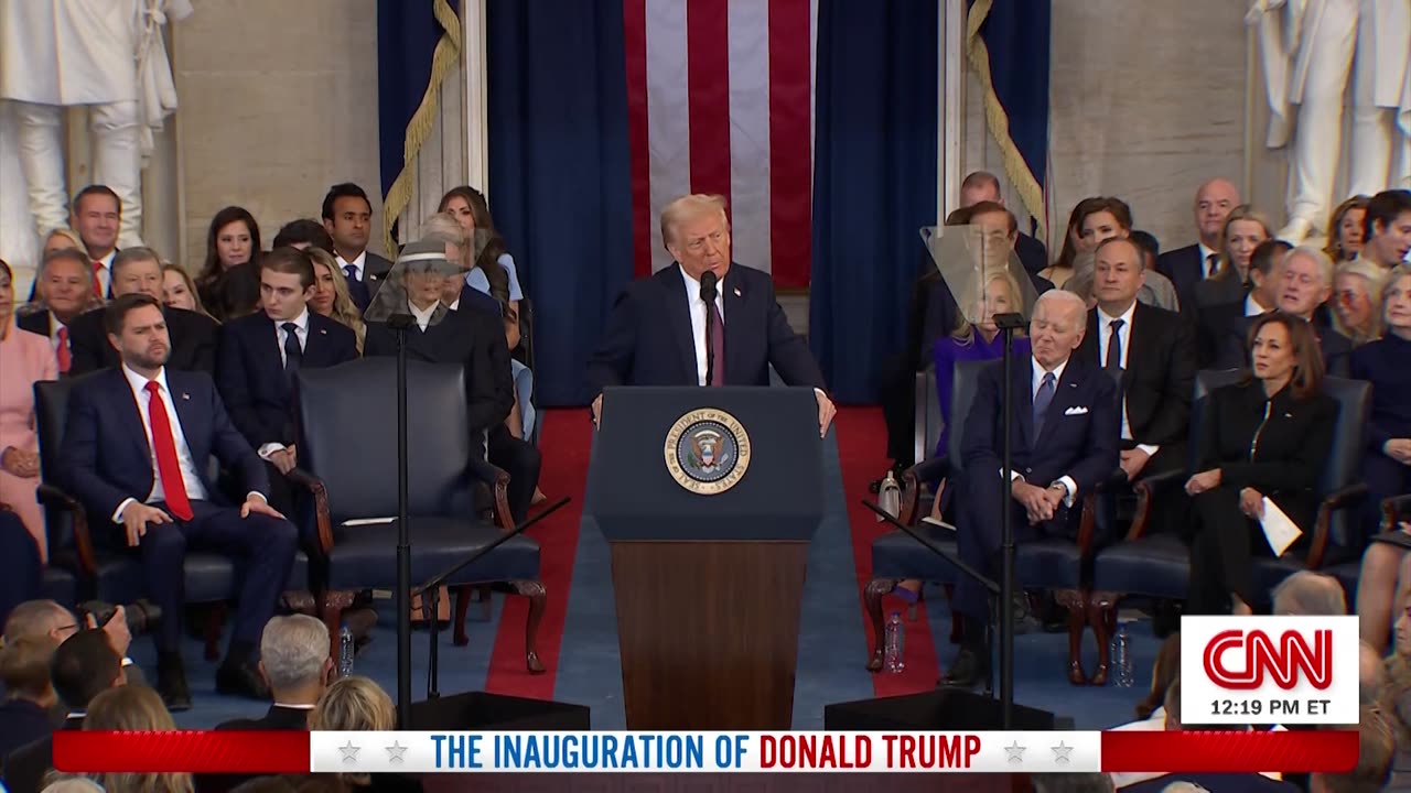 President Donald Trump’s full 2025 inauguration speech