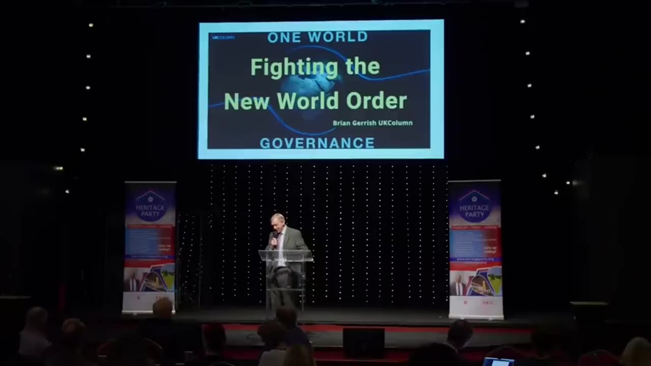 Fighting the New World Order - Brian Gerrish - Heritage Party Conference 2024