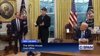 Elon Musk Responds To Critics From The Oval Office (VIDEO)