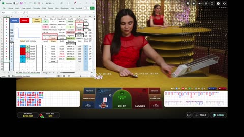 Live Baccarat - First true voiceover on the channel
