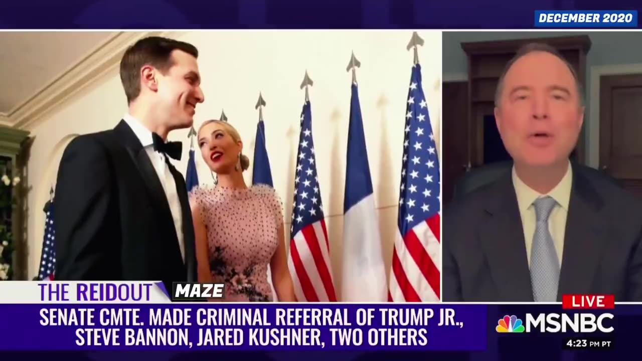 Remember this? December, 2020. Today Adam Schiff got a JB preemptive pardon.