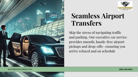 Executive Car Services Near Me for Business and VIP Travel