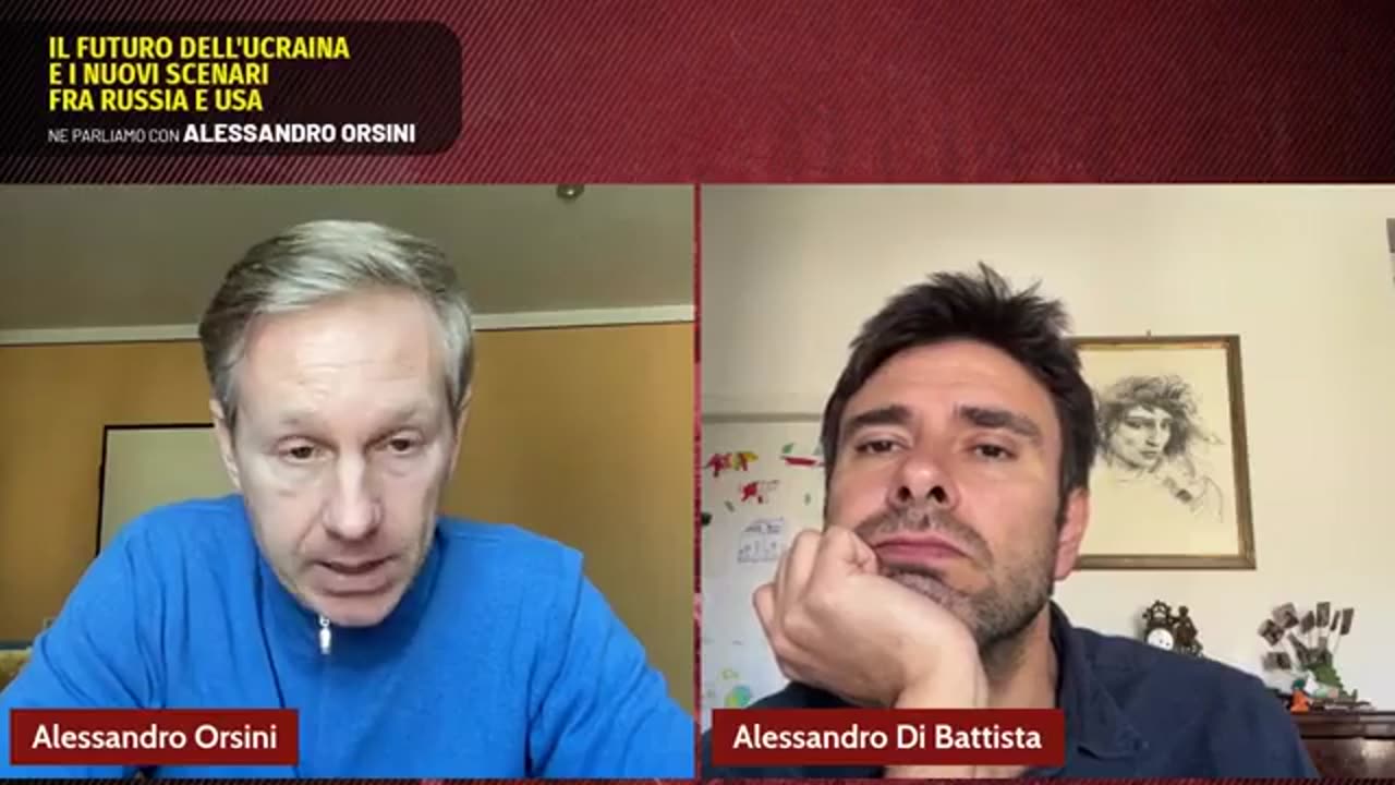 Di Battista - Il futuro dell'Ucraina e i nuovi scenari fra Russia e USA. A. Orsini (03.03.25)