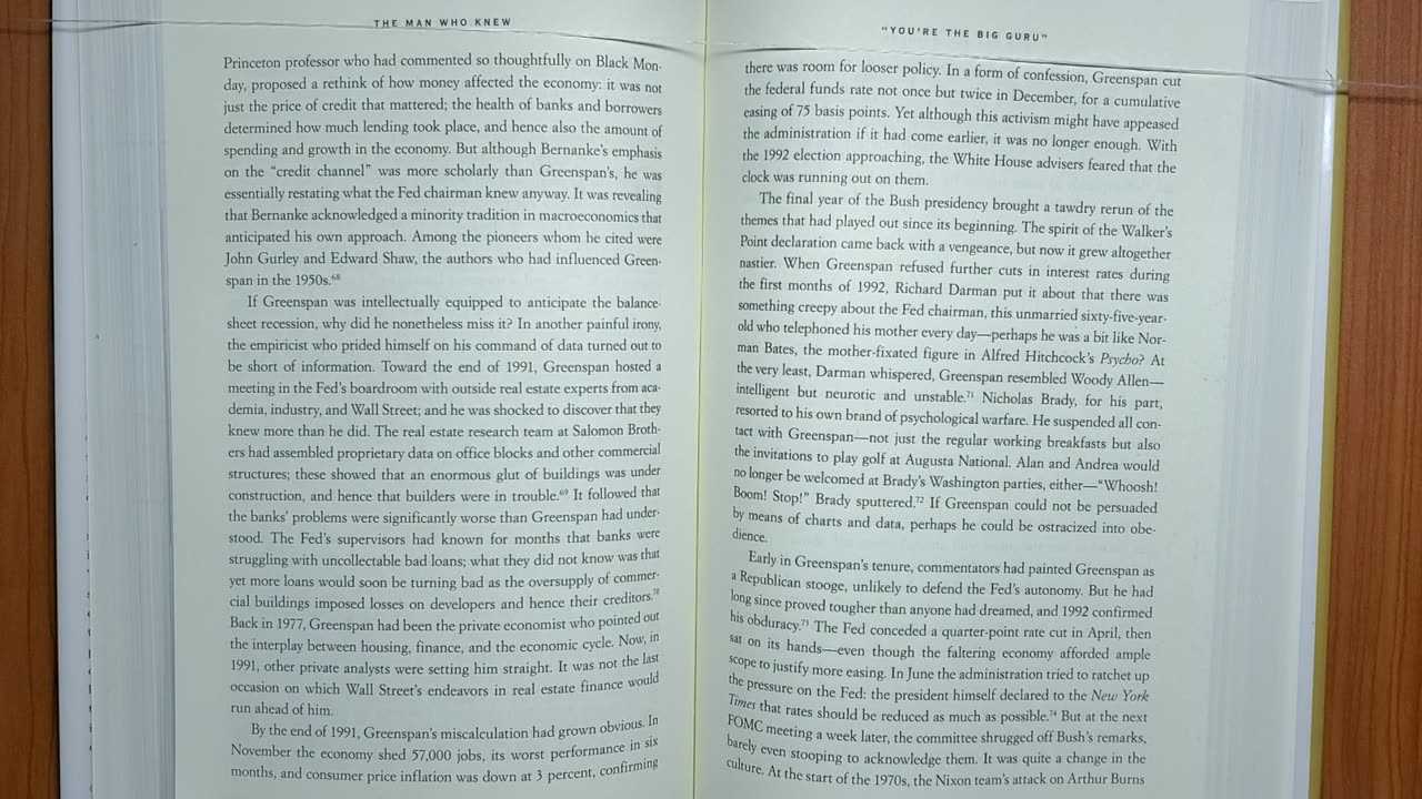 The Man Who Knew 048 Alan Greenspan by Sebastian Mallaby 2016 Audio/Video Book S048