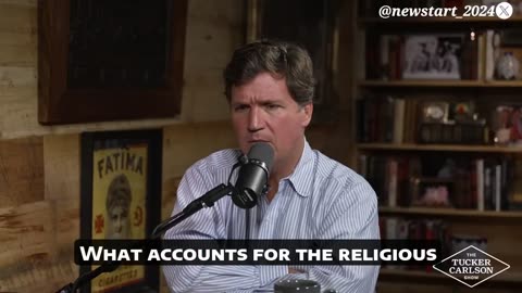 Tucker But vaccines quickly become religious, like, almost immediately. Why?