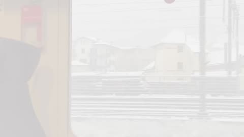 World’s Most Beautiful Snow Train Rifing | Bernina Express