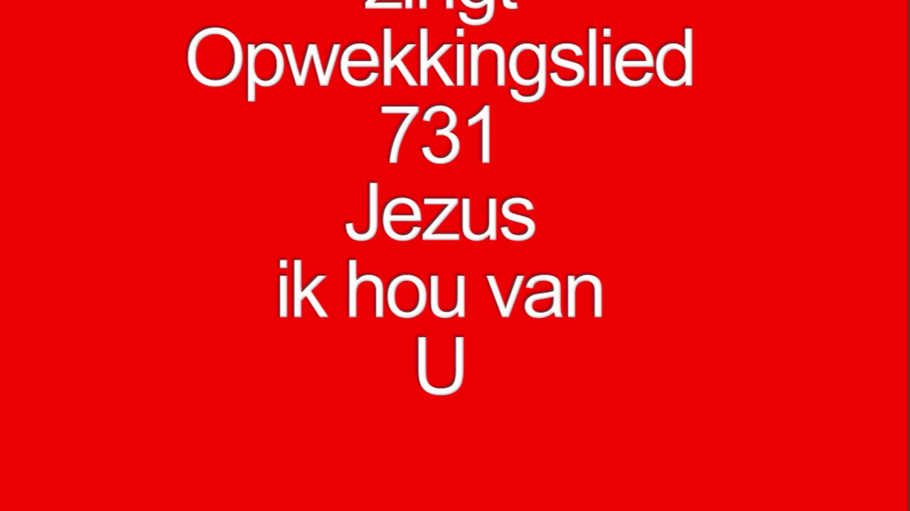 Marko Zwier zingt opwekkingslied 731 Jezus ik hou van U
