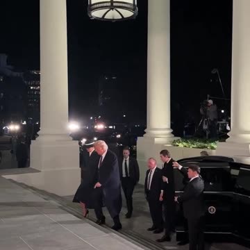 President Trump & First Lady are back where they belong! Welcome Home Mister President🇺🇸