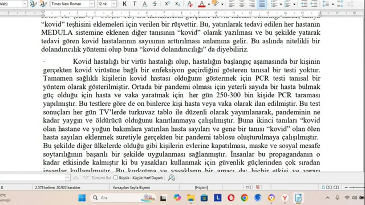SAHTE KOVİD SALGINI İÇİN NASIL HASTA ÜRETİLDİ