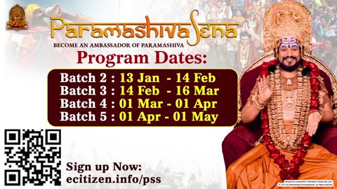 Witness the Divine Presence: Live Darshan of Bhagavan Nithyananda