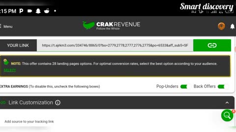 CPA SELF CLICKING CRAKREVENUE