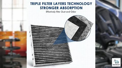 KURIMUP Cabin Air Filter Replacement for CP285 CF10285