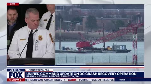 DC plane crash: Unified Command update on recovery operation