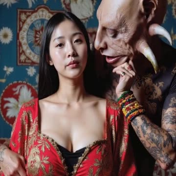 Chinese girl ai with ghost