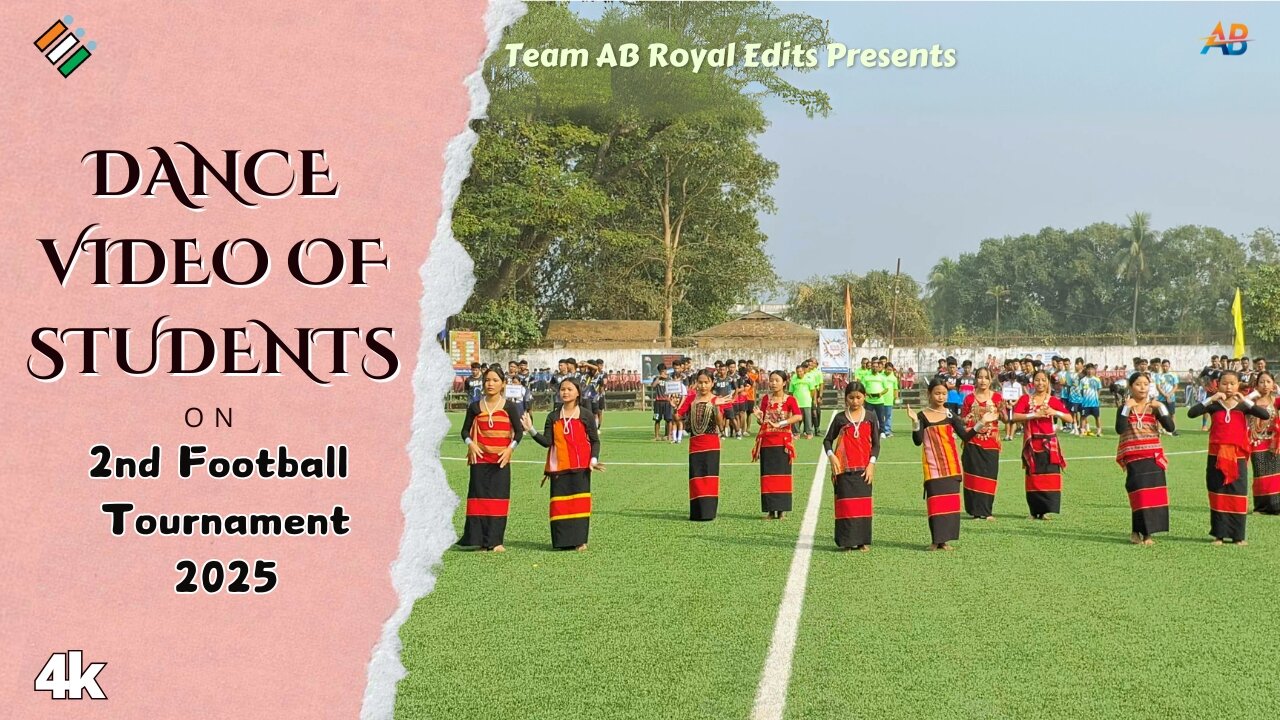 Dance Video on Kakborok Dance held by Girls | 2nd Football Tournament 2025 | AB Royal Edits