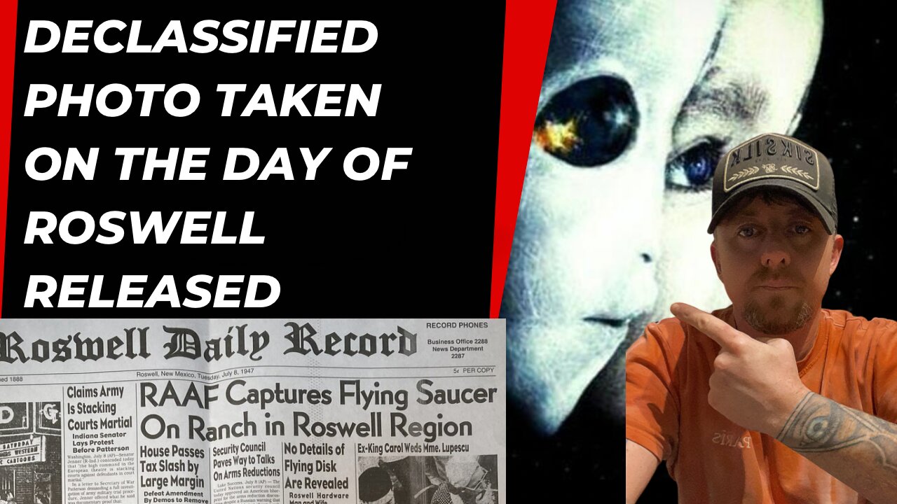 Declassified Photo taken the day of Roswell 1947 released