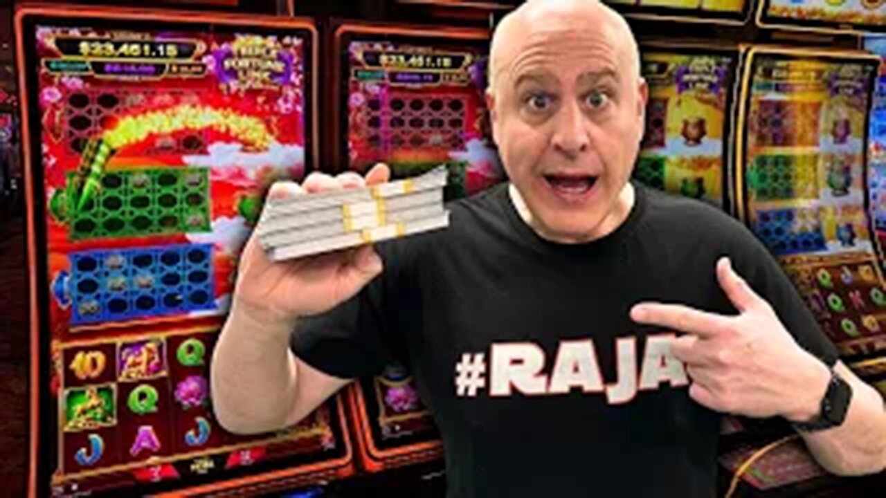 SLOT MACHINE JACKPOT BLASTS OFF TO ORBIT!!!