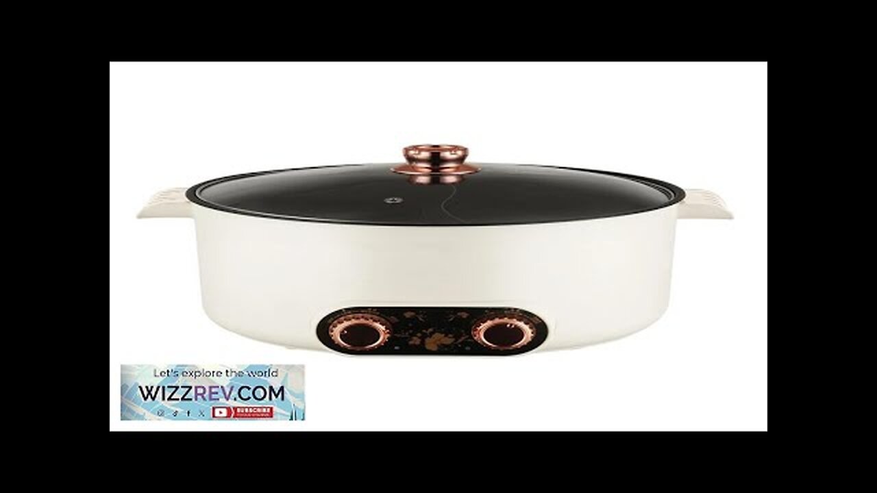 220V 1200W Electric Hot Pot Household Non-Stick Cooking Machine Frying Pan Pot Review