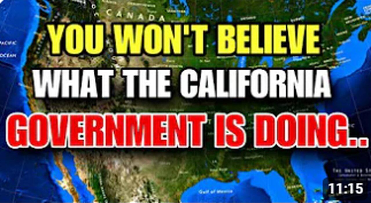 🚨You Won’t Believe what’s HAPPENING in CALIFORNIA Right now..