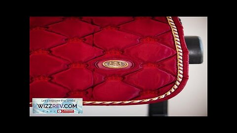 ROYAL EQUESTRIAN JUMP SADDLE PAD RED FULL Review