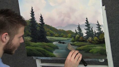 Paint with Kevin Hill - Colorful Meadow Brook