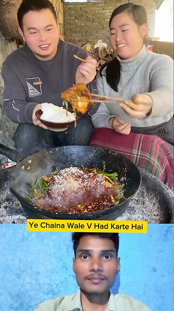 Chinese Girl Eating Challenge, ASMR #asmreating #reation #ReactionVideo #dute #shorts #TrendingNow