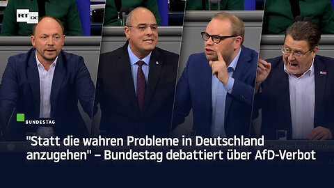 "Statt die wahren Probleme in Deutschland anzugehen" – Bundestag debattiert über AfD-Verbot