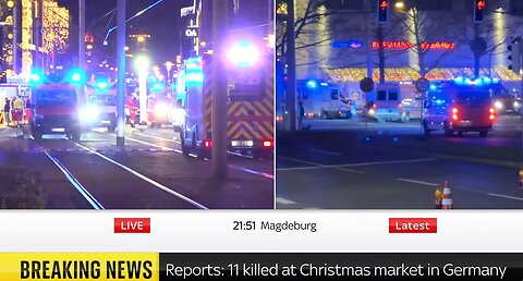 Germany News LIVE: Car Crashes Into Christmas Market In Magdeburg City | Malay Subs |