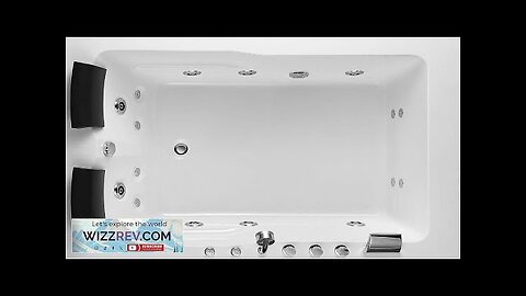 Empava 2 Person Whirlpool Bathtub71” Whirlpool Tubs with 16 JetsJetted bathtubAcrylic SPA Review