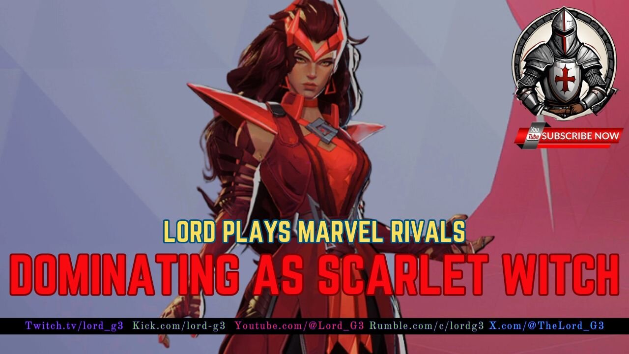 Dominating as the Scarlet Witch in Marvel Rivals