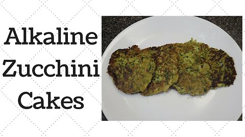 Zucchini Cakes Dr.Sebi Alkaline Electric Recipe