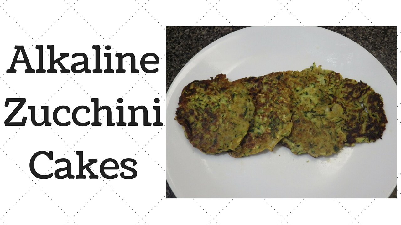 Zucchini Cakes Dr.Sebi Alkaline Electric Recipe