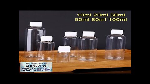 10/20/30/50/80/100ml Reusable Clear Cosmetics Containers PET Empty Seal Sample Bottles Review