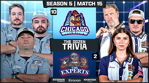 Fran, Brandon, PFT & Experts vs. Chicago | Match 15, Season 5 - The Dozen Trivia League