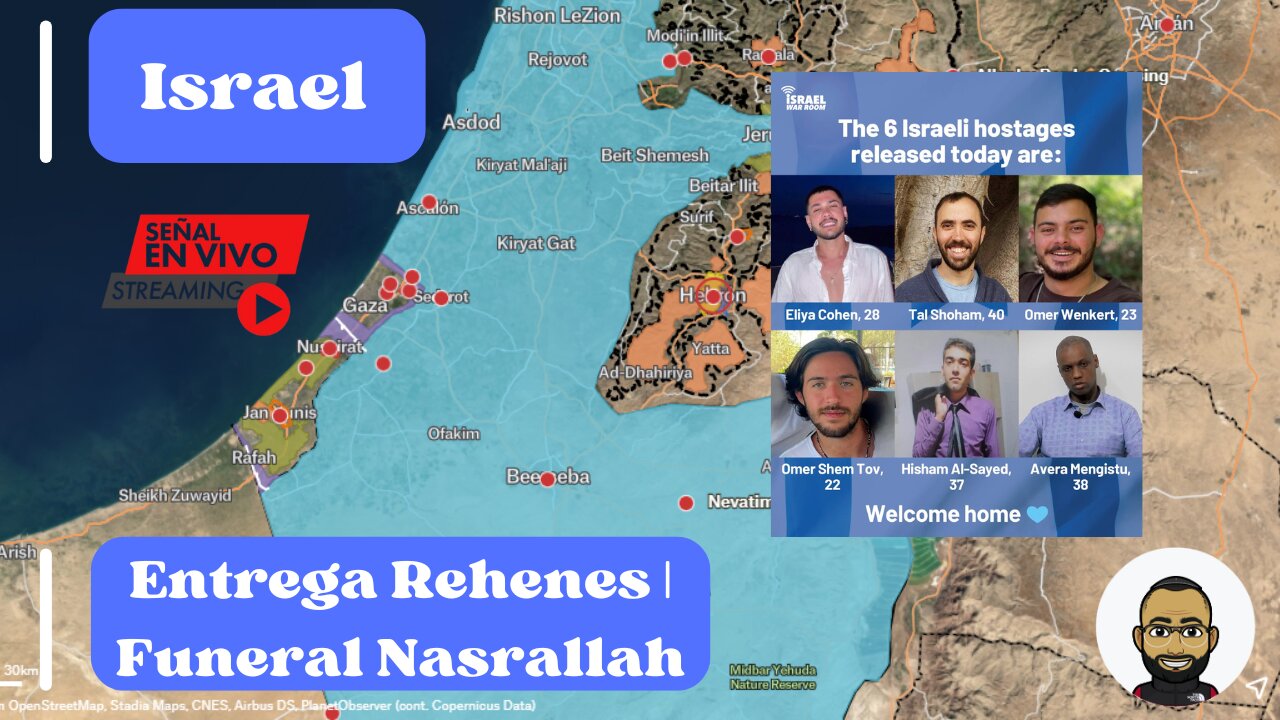 [DIRECTO] Israel | Rehenes liberados | Funeral Nasrallah