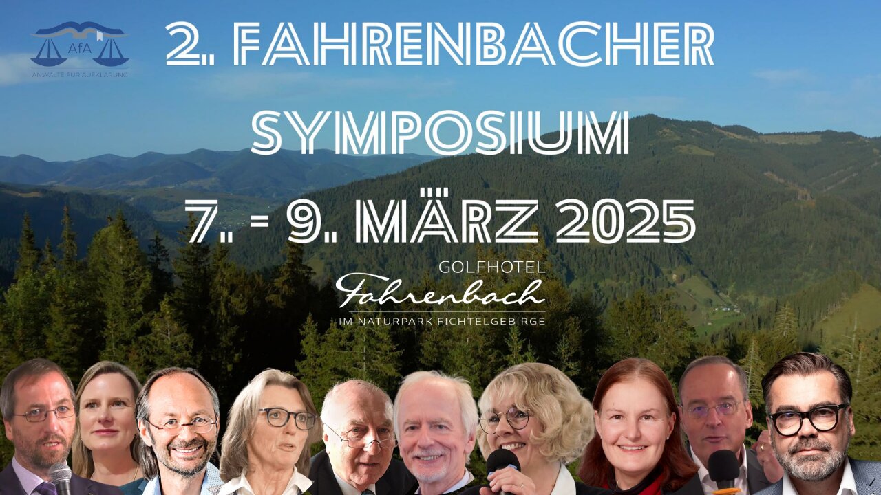 2. Fahrenbacher Symposium: „Corona-WHO-Energie und Klimawandel-Friedenssymposium“
