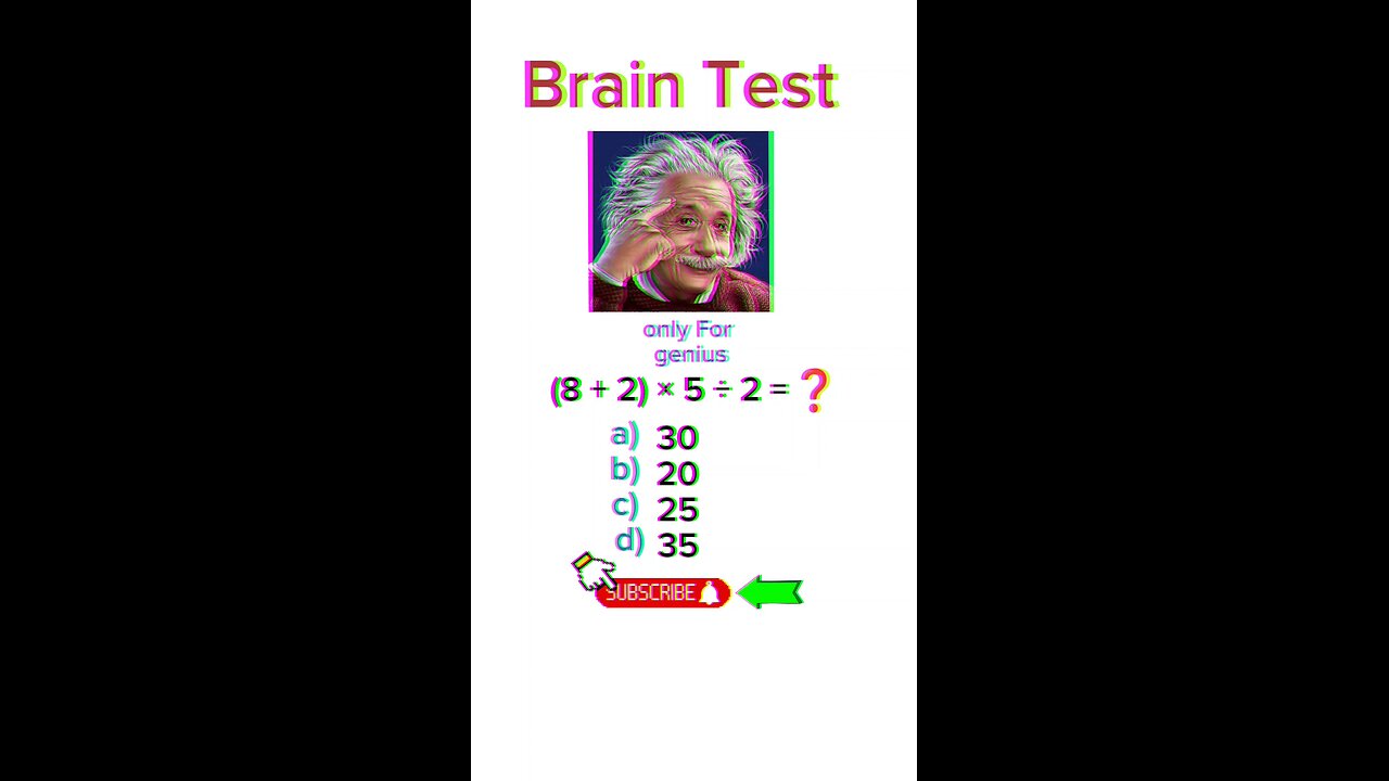 IQ Test 🧠 Only For Genius! Can You Solve This? #shorts #viral #trendingshorts #trending#maths #edit