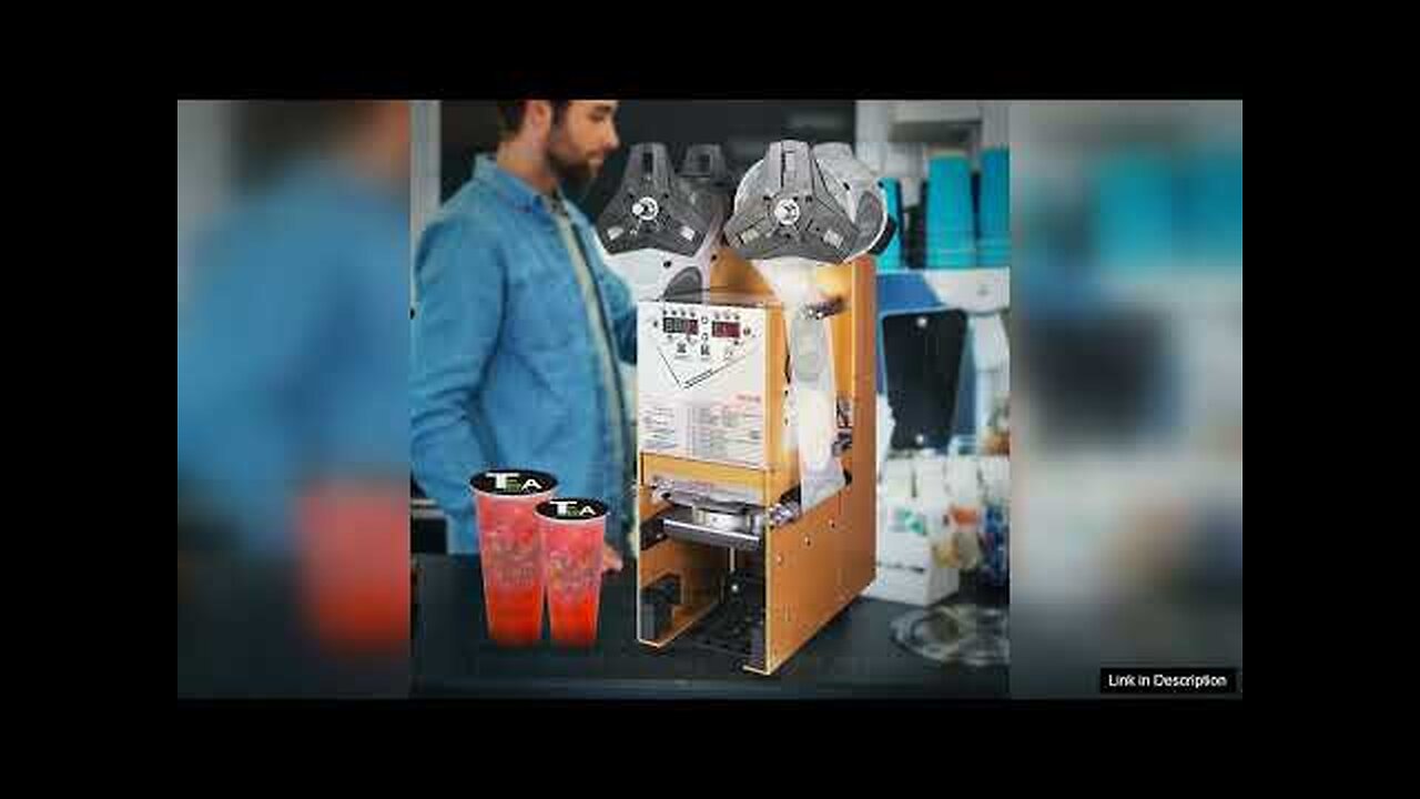 VEVOR Fully Automatic Cup Sealing Machine 500-650 Cups/H Cup Sealer Machine Review